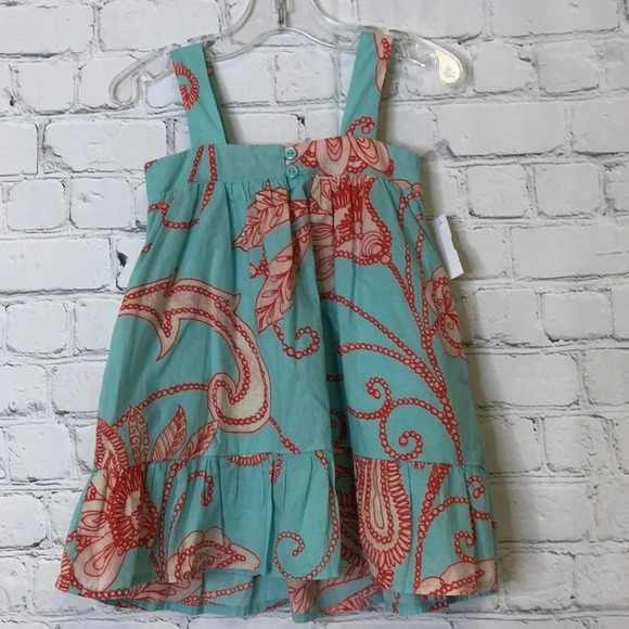 Girls Baby Gap Blue Summer Dress 18-24M - Picture 5 of 7